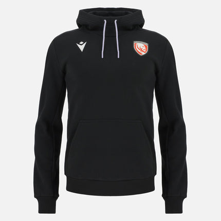 Macron Gloucester Rugby Cotton Hoody 25/26 |Hoody | Macron Glos 25/26 | Absolute Rugby
