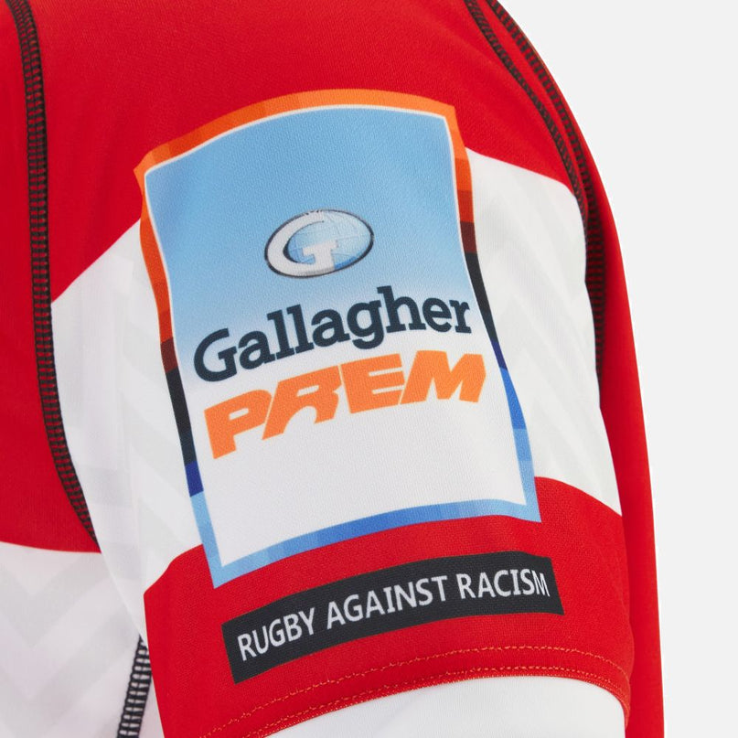 Macron Gloucester Rugby Home Replica Jersey 25/26 |Replica Shirt | Macron Glos 25/26 | Absolute Rugby