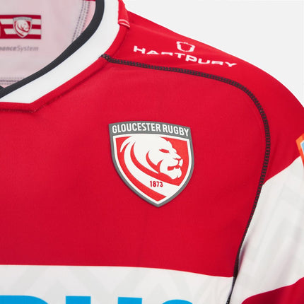 Macron Gloucester Rugby Home Replica Jersey 25/26 |Replica Shirt | Macron Glos 25/26 | Absolute Rugby