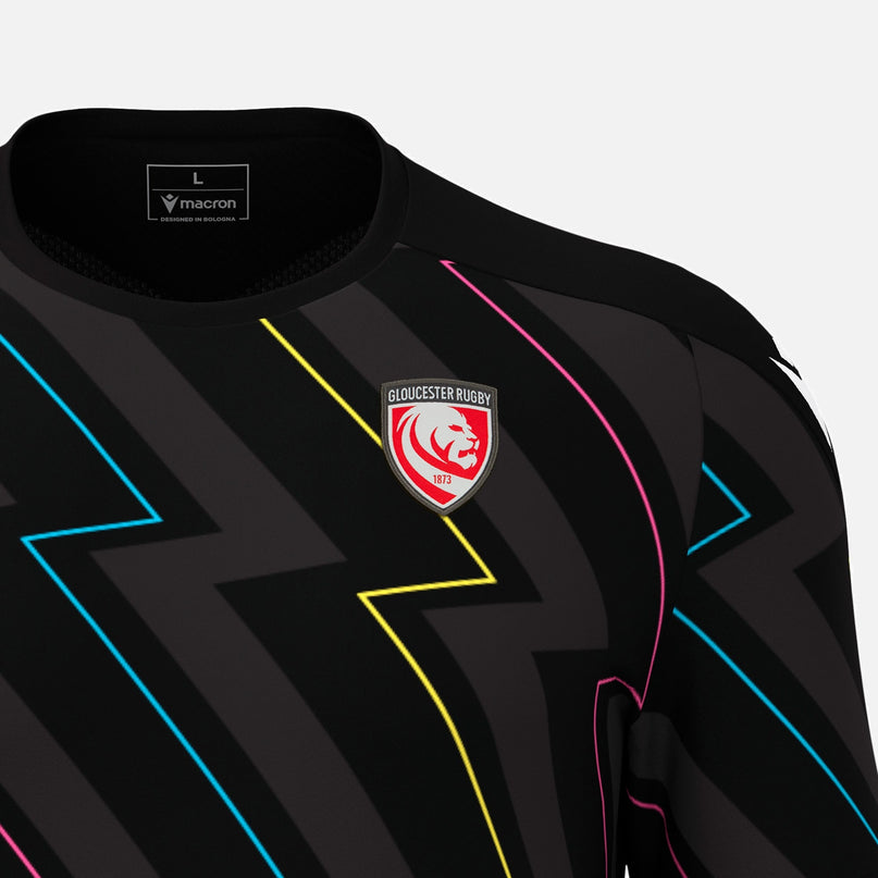 Macron Gloucester Rugby Warm Up Shirt 25/26 |T-Shirt | Macron Glos 25/26 | Absolute Rugby