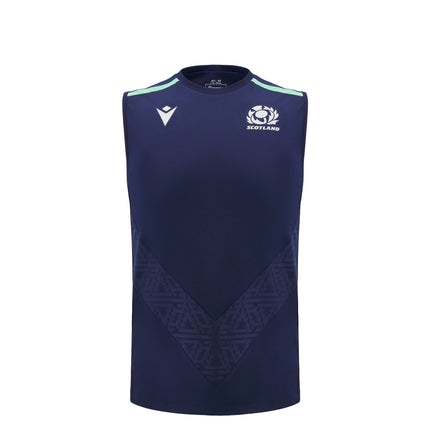 Macron Kids Scotland Rugby Training Singlet 24/25 |Kids T - Shirt | Macron SRU 24/25 | Absolute Rugby