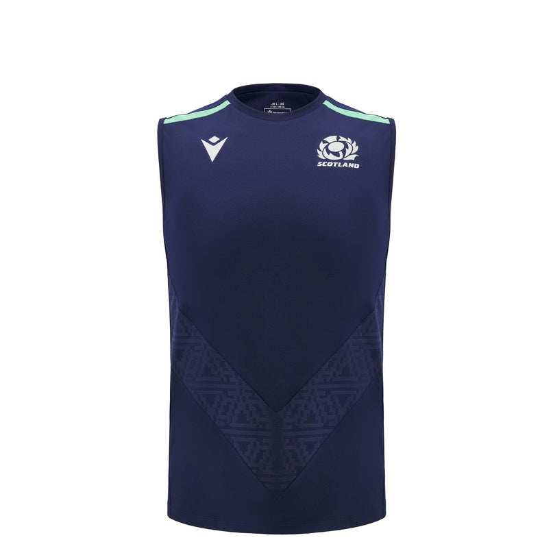 Macron Kids Scotland Rugby Training Singlet 24/25 |Kids T - Shirt | Macron SRU 24/25 | Absolute Rugby