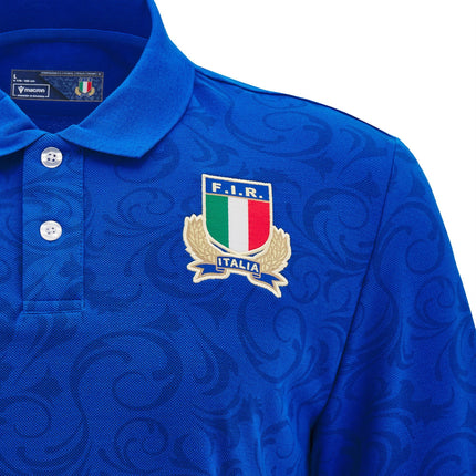 Macron Mens Italy Rugby Cotton Replica 24/25 |Replica | Macron FIR 24/25 | Absolute Rugby