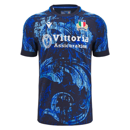 Macron Mens Italy Rugby Training Jersey 24/25 |Training Jersey | Macron FIR 24/25 | Absolute Rugby