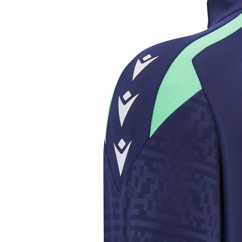 Macron Mens Scotland Rugby 1/4 Zip Training Top 24/25 |Outerwear | Macron SRU 24/25 | Absolute Rugby