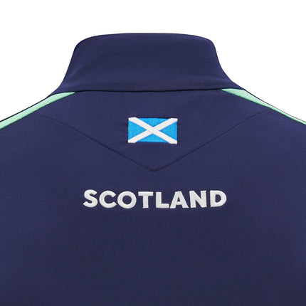 Macron Mens Scotland Rugby 1/4 Zip Training Top 24/25 |Outerwear | Macron SRU 24/25 | Absolute Rugby