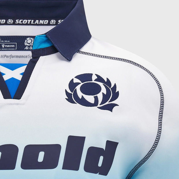 Macron Mens Scotland Rugby Away Replica Shirt 24/25 |Replica Shirt | Macron SRU 24/25 | Absolute Rugby