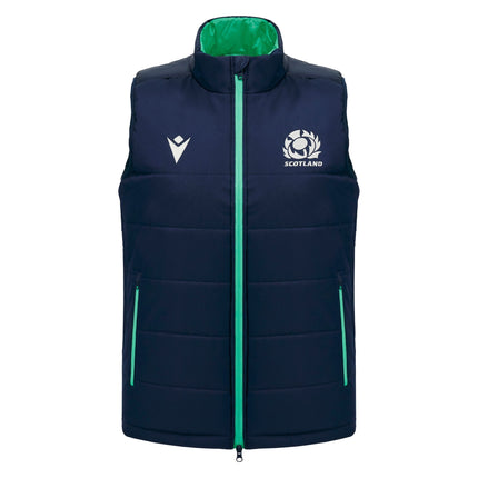 Macron Mens Scotland Rugby Gilet 24/25 |Jacket | Macron SRU 24/25 | Absolute Rugby