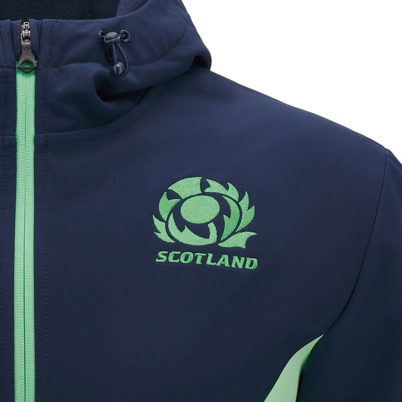 Macron Mens Scotland Rugby Softshell Jacket 24/25 |Jacket | Macron SRU 24/25 | Absolute Rugby