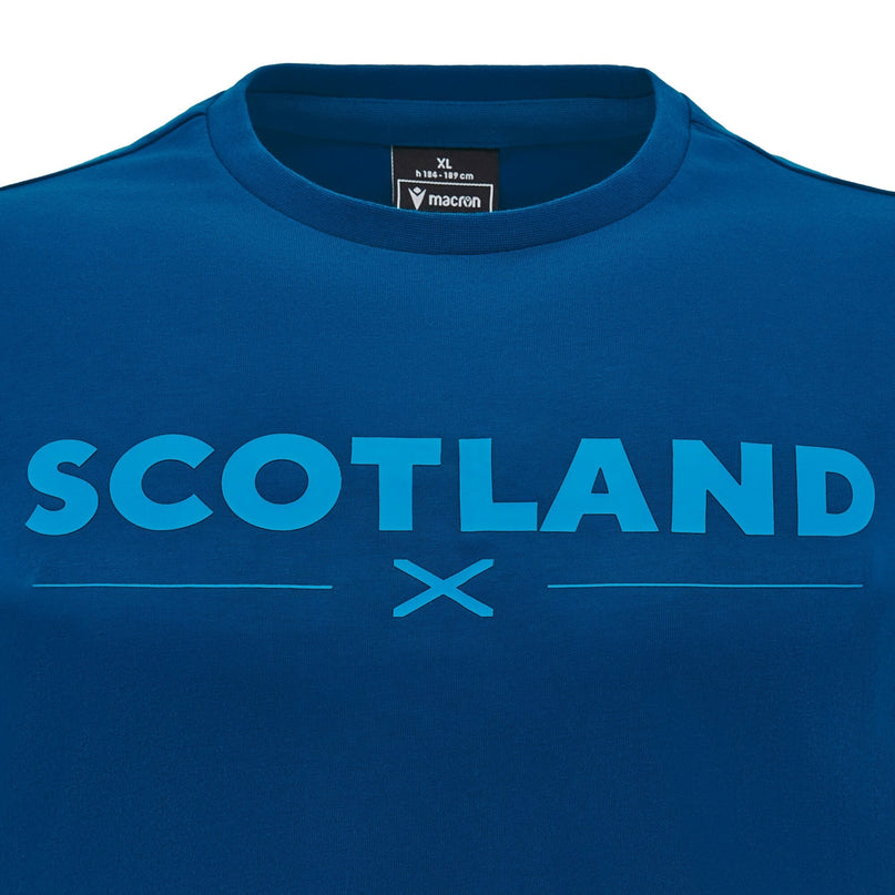 Macron Mens Scotland Rugby Supporter T - Shirt 24/25 |T - Shirt | Macron SRU 24/25 | Absolute Rugby