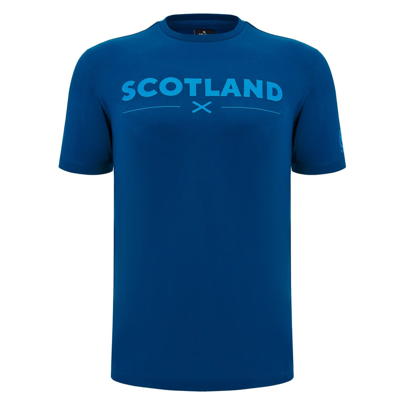 Macron Mens Scotland Rugby Supporter T - Shirt 24/25 |T - Shirt | Macron SRU 24/25 | Absolute Rugby