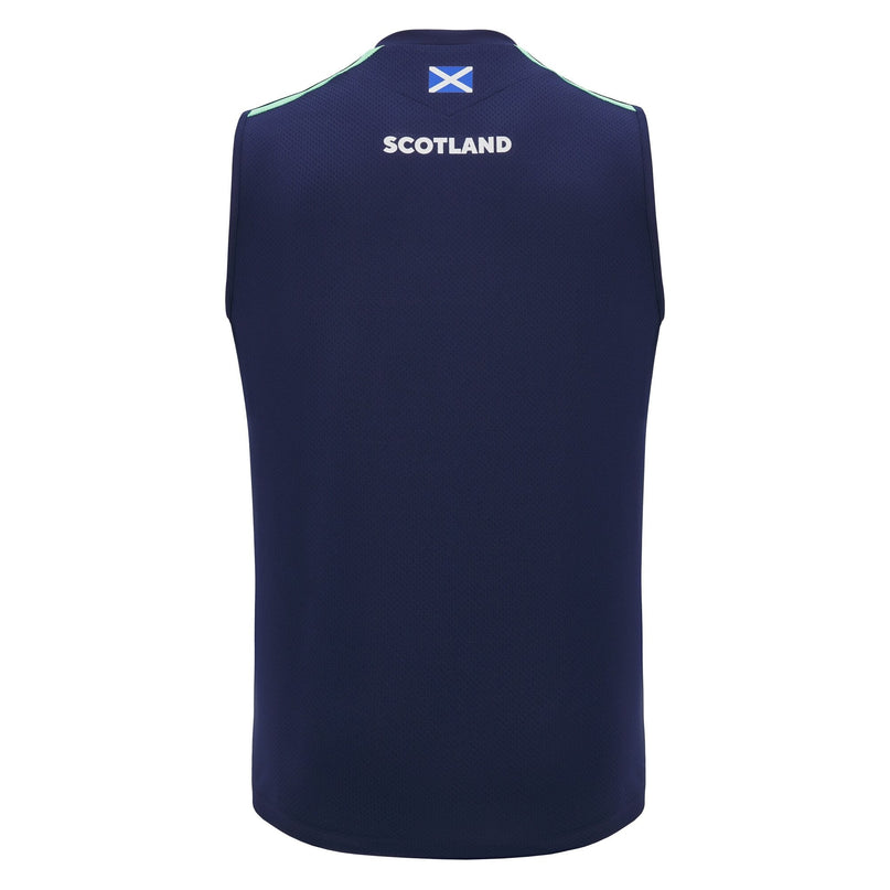 Macron Mens Scotland Rugby Training Singlet 24/25 |T - Shirt | Macron SRU 24/25 | Absolute Rugby