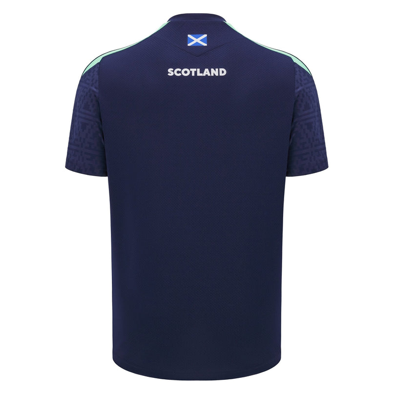 Macron Mens Scotland Rugby Training T - Shirt 24/25 |T - Shirt | Macron SRU 24/25 | Absolute Rugby