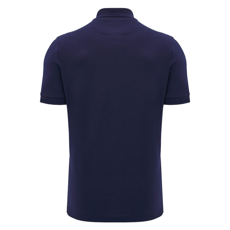 Macron Mens Scotland Rugby Travel Polo 24/25 |Polo Shirt | Macron SRU 24/25 | Absolute Rugby