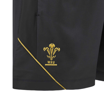 Macron Mens Wales Rugby Training Short 24/25 |Shorts | Macron WRU 24/25 | Absolute Rugby