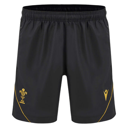 Macron Mens Wales Rugby Training Short 24/25 |Shorts | Macron WRU 24/25 | Absolute Rugby