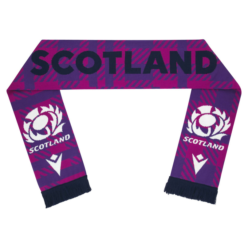 Macron Scotland Rugby 25/26 Double Layer Scarf |Scarf | Macron SRU 25/26 | Absolute Rugby