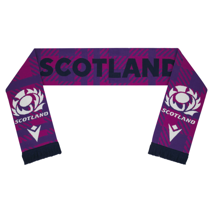Macron Scotland Rugby 25/26 Double Layer Scarf |Scarf | Macron SRU 25/26 | Absolute Rugby