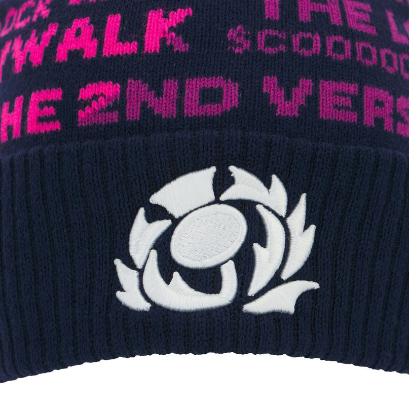 Macron Scotland Rugby 25/26 Multi Pom Pom Beanie |Hat | Macron SRU 25/26 | Absolute Rugby