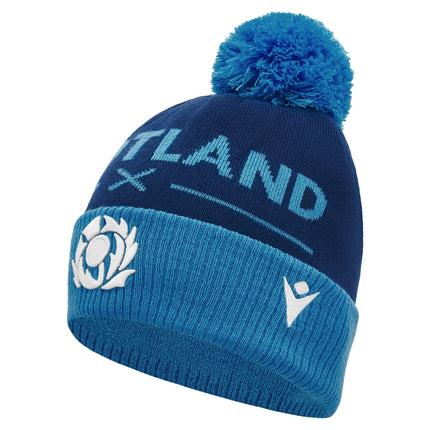 Macron Scotland Rugby Bobble Beanie 24/25 |Beanie | Macron SRU 24/25 | Absolute Rugby