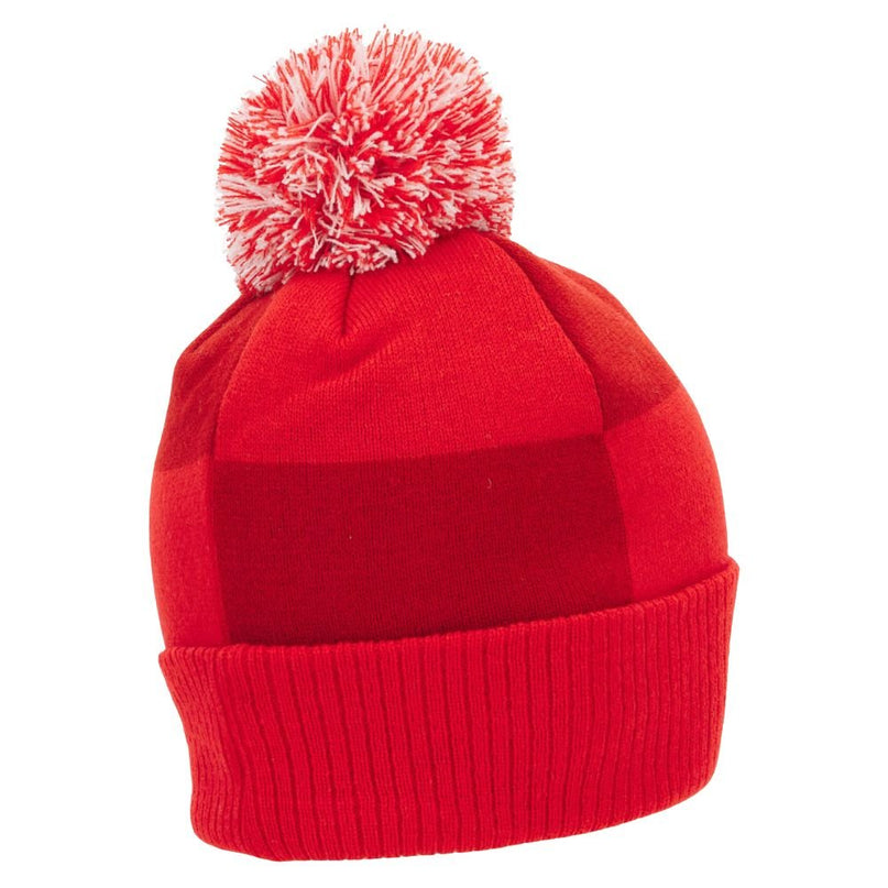 Macron Wales Rugby 25/26 Pom Pom Bobble Beanie |Hat | Macron WRU 25/26 | Absolute Rugby