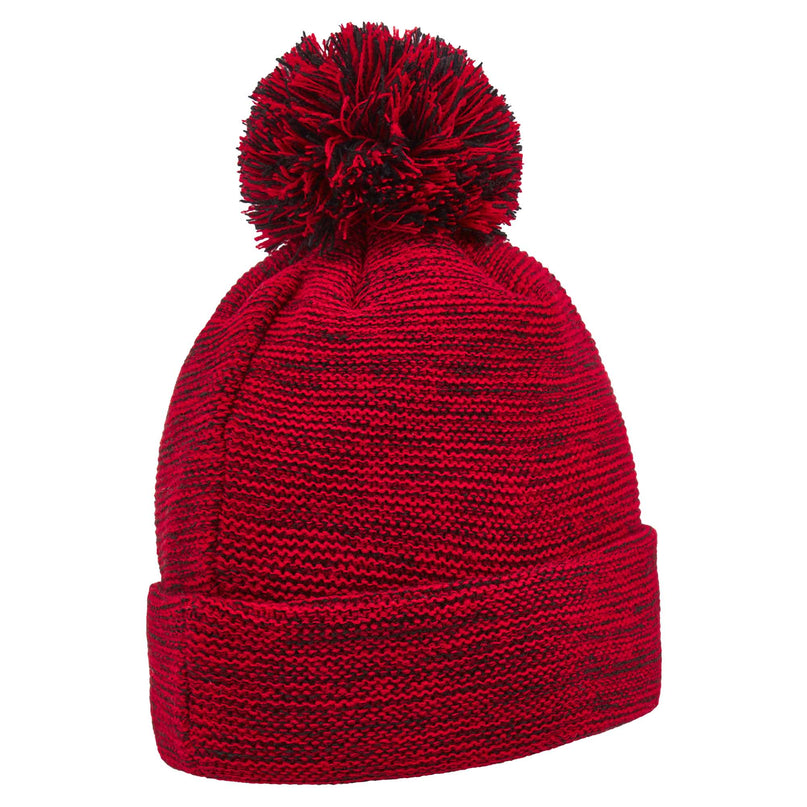 Macron Wales Rugby Bobble Beanie 24/25 - Red |Beanie | Macron WRU 24/25 | Absolute Rugby