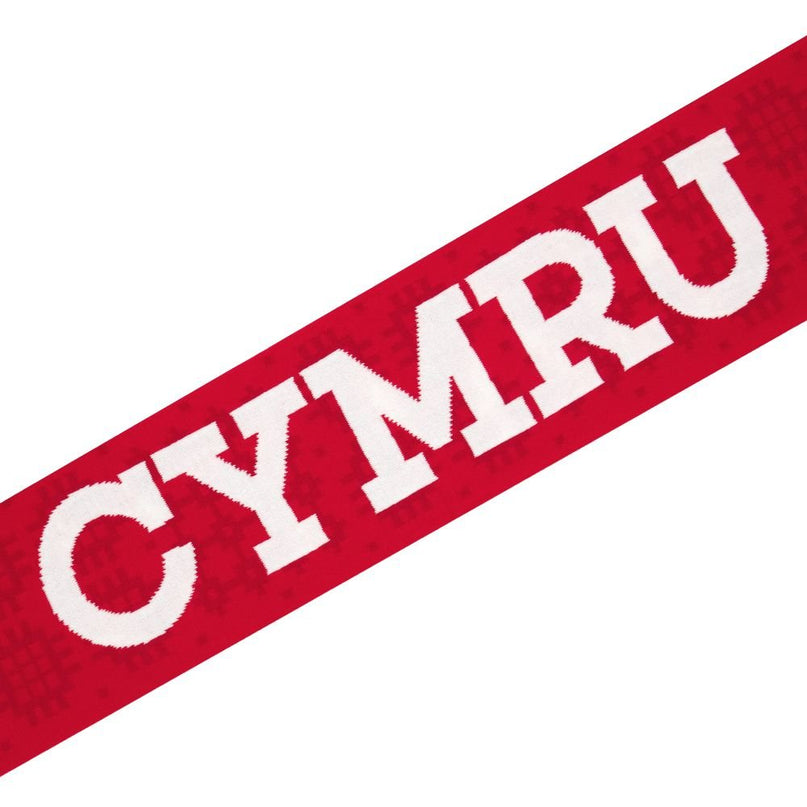 Macron Wales Rugby Scarf 25/26 |Scarf | Macron WRU 25/26 | Absolute Rugby