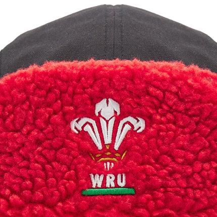 Macron Wales Rugby Trapper Hat |Hat | Macron WRU 24/25 | Absolute Rugby