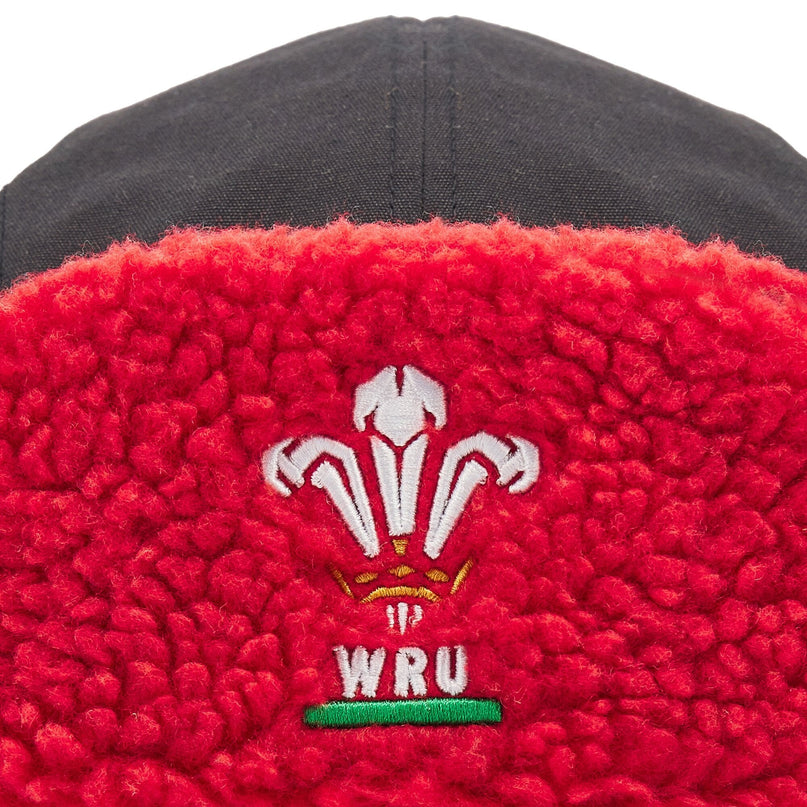 Macron Wales Rugby Trapper Hat |Hat | Macron WRU 24/25 | Absolute Rugby