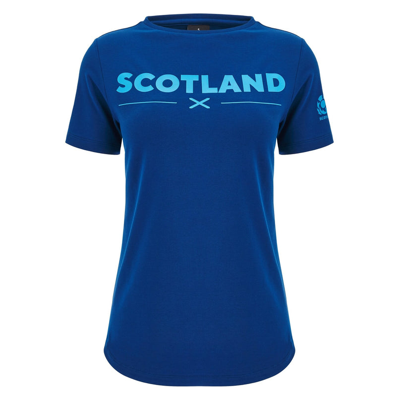 Macron Womens Scotland Rugby Supporter T - Shirt 24/25 |Womens T - Shirt | Macron SRU 24/25 | Absolute Rugby