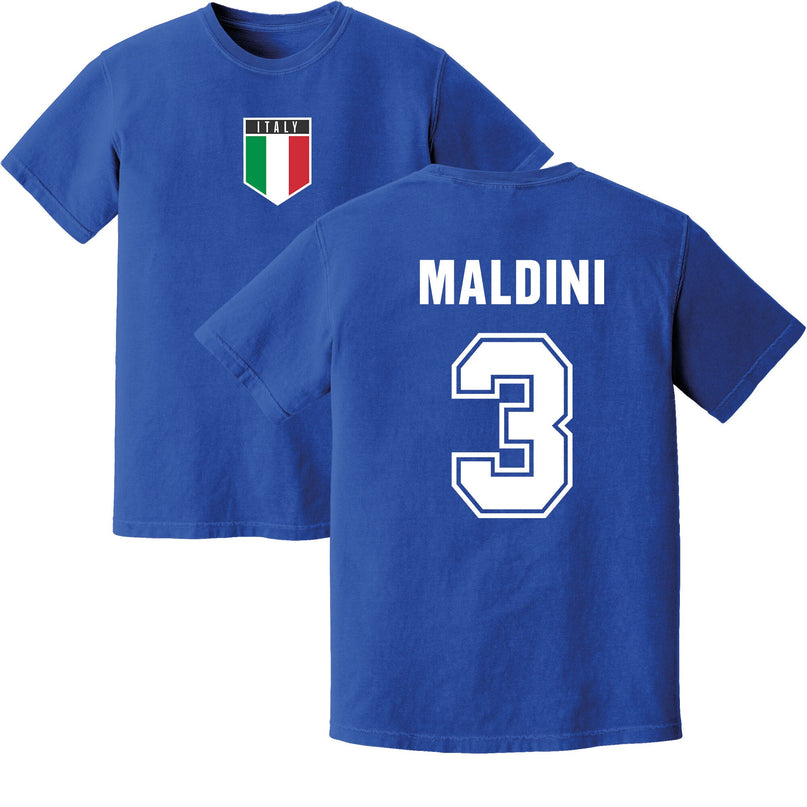 Maldini Italy Training Jersey (Blue) | | UKSoccershop | Absolute Rugby