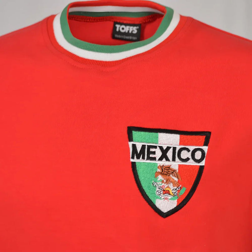 Mexico 1970 Away Retro Football Shirt |Product - Football Shirts | Toffs | Absolute Rugby