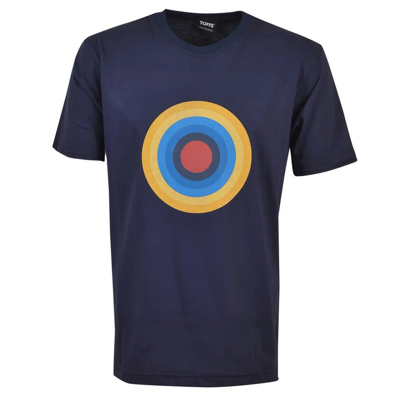 Navy Roundal print t-shirt |Product - Football Shirts | Toffs | Absolute Rugby