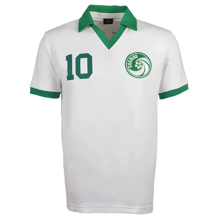 New York Cosmos Pele White Retro Shirt with PELE 10 |Product - Football Shirts | Toffs | Absolute Rugby