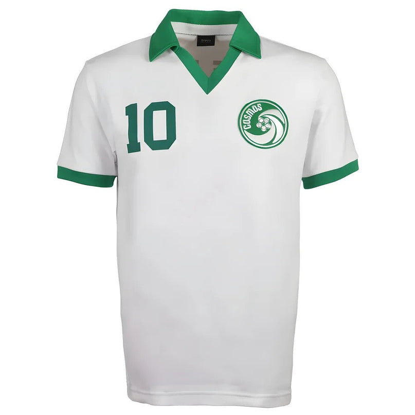 New York Cosmos Pele White Retro Shirt with PELE 10 |Product - Football Shirts | Toffs | Absolute Rugby