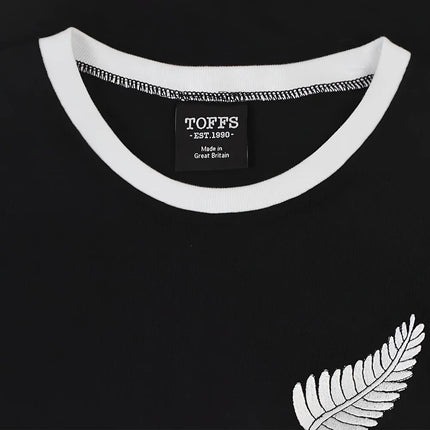 New Zealand Rugby T-Shirt - Black/White |Product - T-Shirt | Toffs | Absolute Rugby