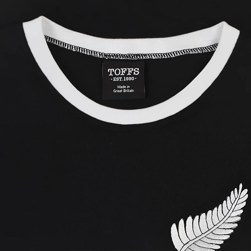 New Zealand Rugby T-Shirt - Black/White |Product - T-Shirt | Toffs | Absolute Rugby