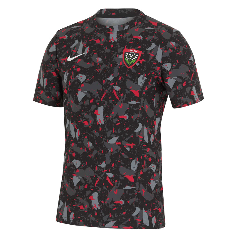 Nike Mens Toulon Pre - Match Jersey 24/25 |Warm Up Jersey | Nike Toulon 24/25 | Absolute Rugby