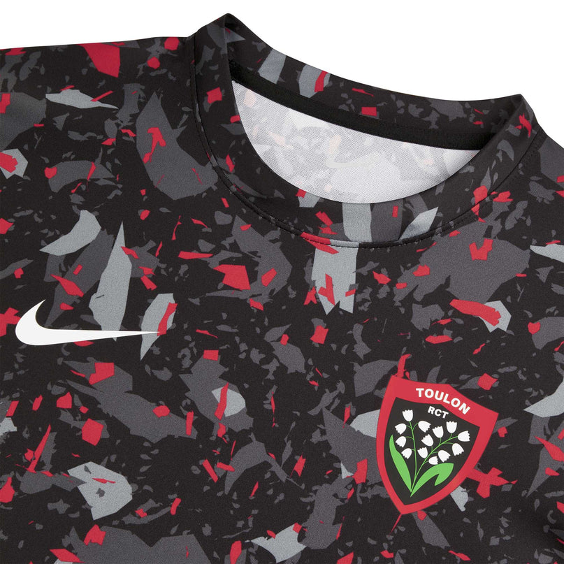 Nike Mens Toulon Pre - Match Jersey 24/25 |Warm Up Jersey | Nike Toulon 24/25 | Absolute Rugby