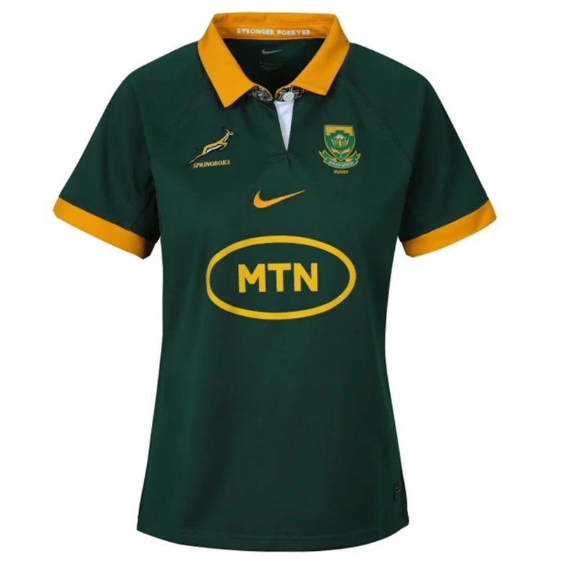 Nike Women's South Africa Rugby Stadium Jersey - 24/25 Green |Womens Replica Jersey | Nike Springboks 24/25 | Absolute Rugby