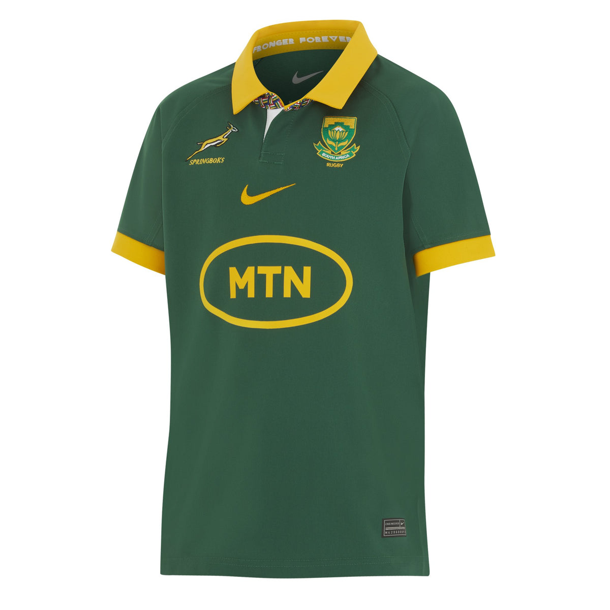 Nike Youth South Africa Rugby Stadium Replica Jersey 24/25 - Green ...