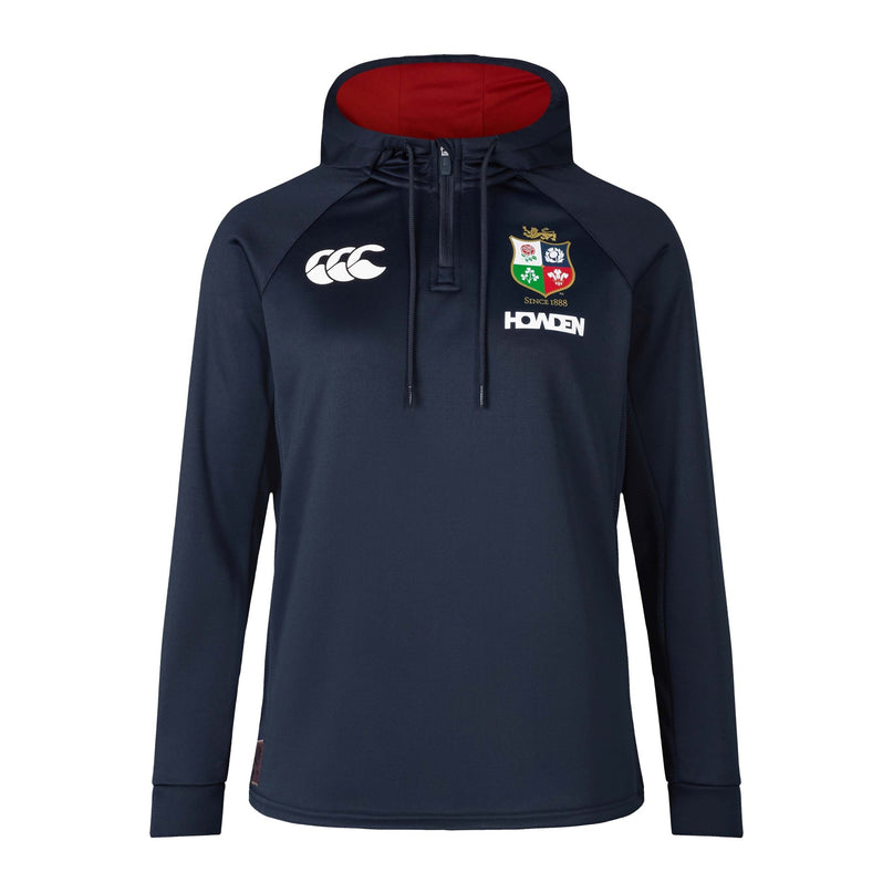 CCC British & Irish Lions Womens 1/4 Zip Hoody 2025 - Navy