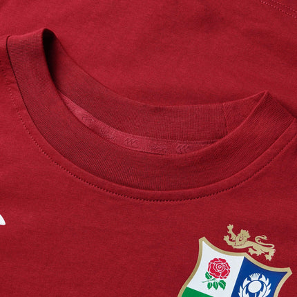 CCC British & Irish Lions Kids Cotton Jersey T-Shirt 2025 - Red