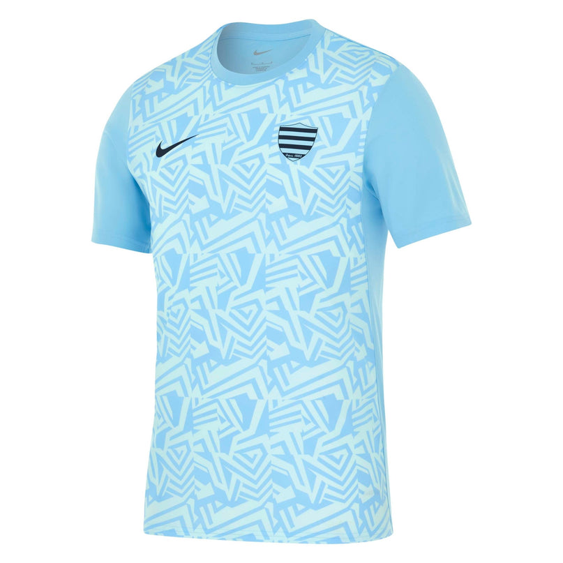 Racing 92 Mens Nike Pre - Match Ss Top 25/26 |Training Jersey | Nike Racing 25/26 | Absolute Rugby