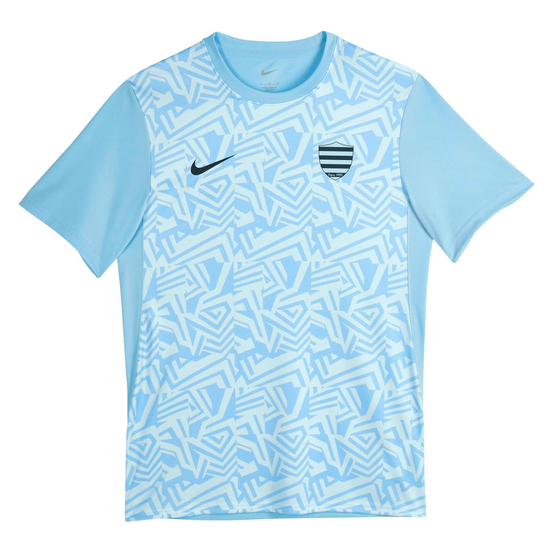 Racing 92 Mens Nike Pre - Match Ss Top 25/26 |Training Jersey | Nike Racing 25/26 | Absolute Rugby