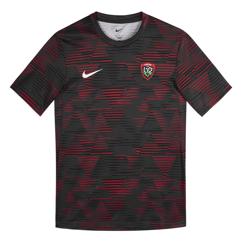 Rc Toulon Mens Nike Pre - Match Ss Top 25/26 |Training Jersey | Nike Toulon 25/26 | Absolute Rugby