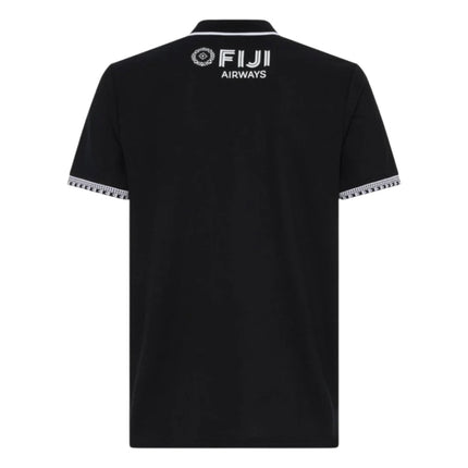 2026-2027 Fiji Rugby Pique Polo (Black)_1