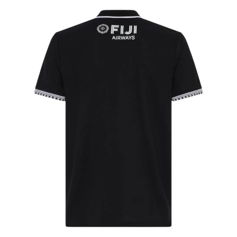 2026-2027 Fiji Rugby Pique Polo (Black)_1