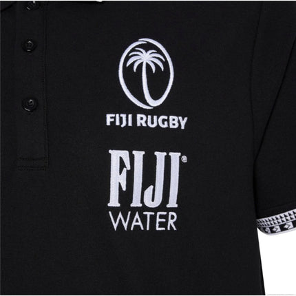2026-2027 Fiji Rugby Pique Polo (Black)_2