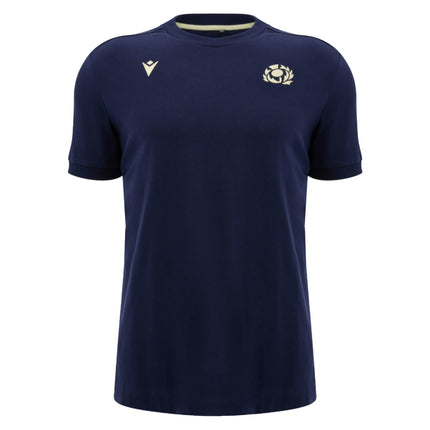 2026-2027 Scotland Rugby Ath Cotton T-Shirt (Navy)_0